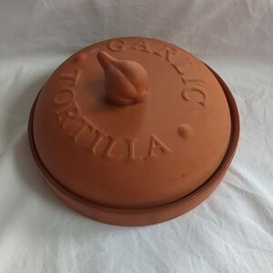 Terracotta Garlic keeper or Tortilla Warmer